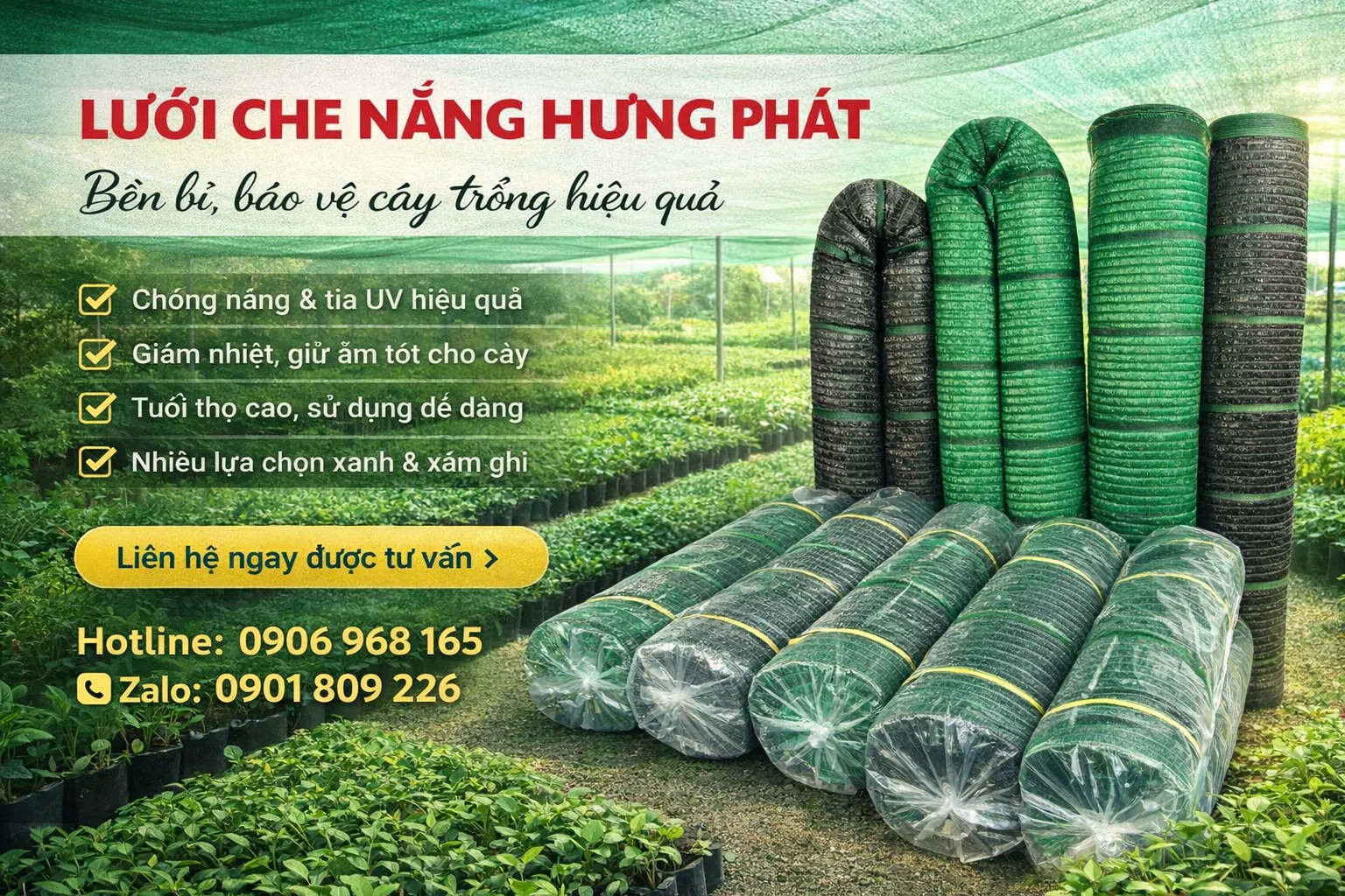 LƯỚI CHE NẮNG HƯNG PHÁT